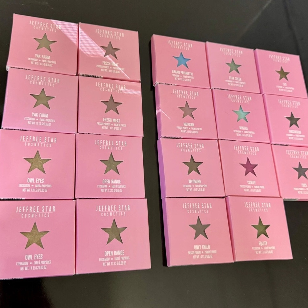 Choose 3 for 15 Jeffree Star eyeshadow